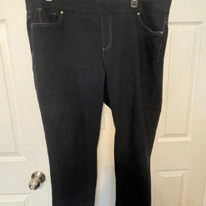 Gloria Vanderbilt dark wash blue slimming jeggings